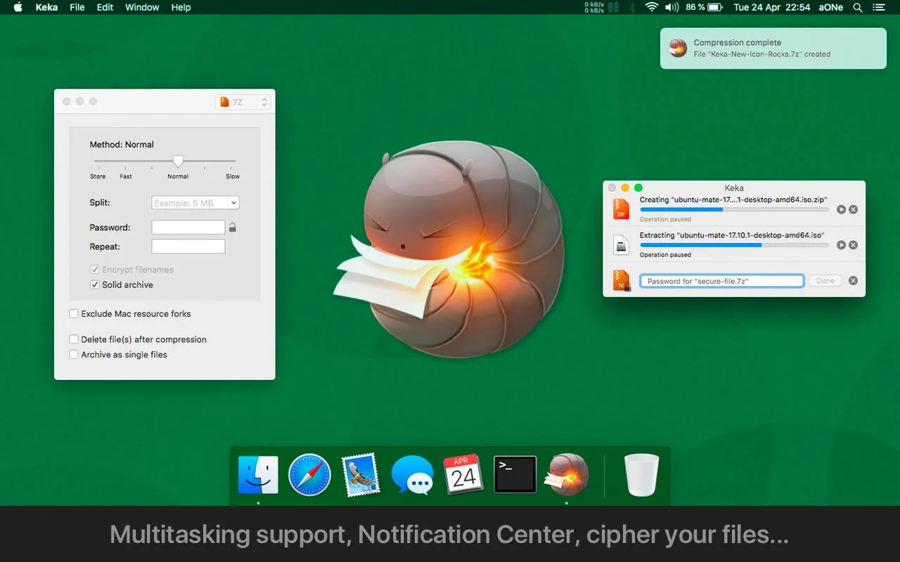 Keka 1.6.0 Cracked for Mac Download — Screenshots 1