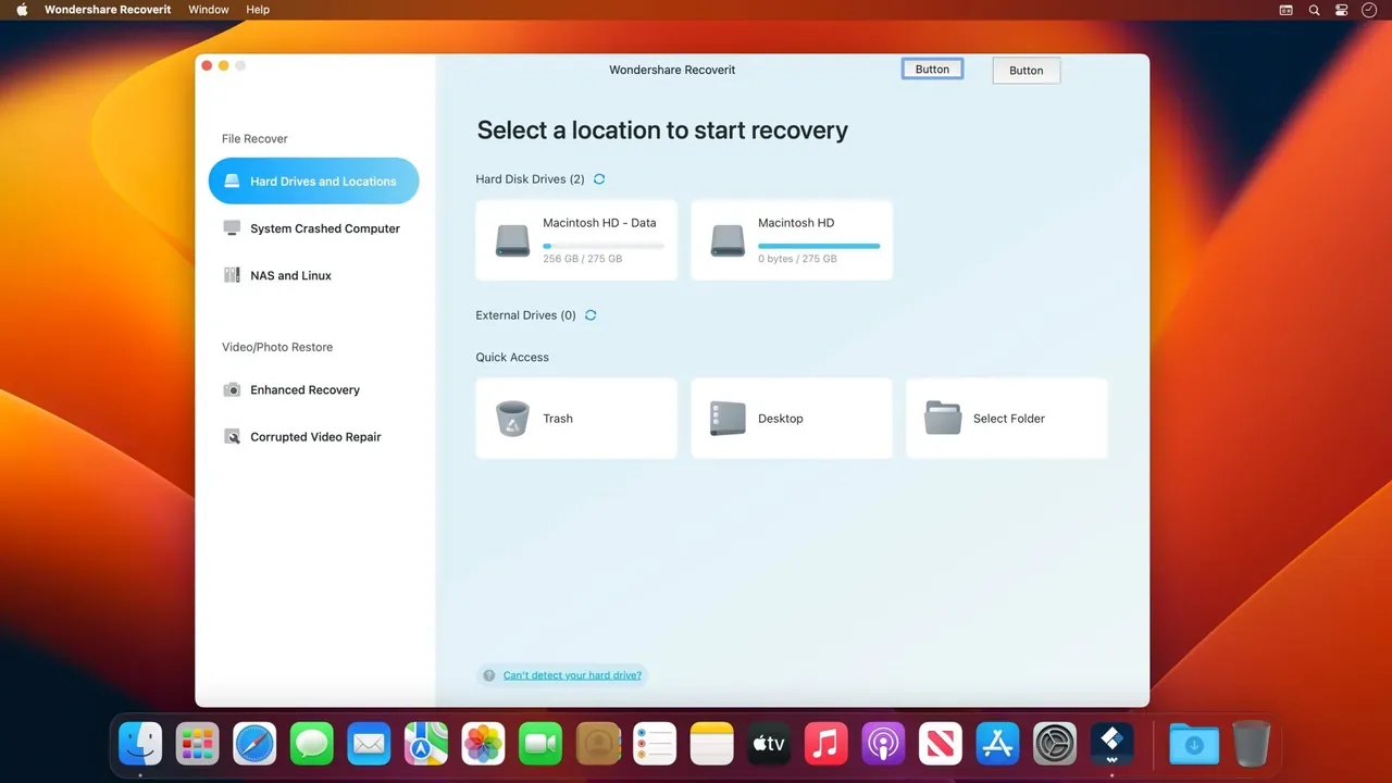 Wondershare Recoverit 14.0.3.13 full crack for Mac Download — Screenshots 2
