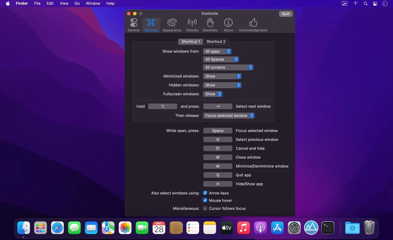 AltTab 7.31.0 Cracked for Mac Download — Screenshots 1
