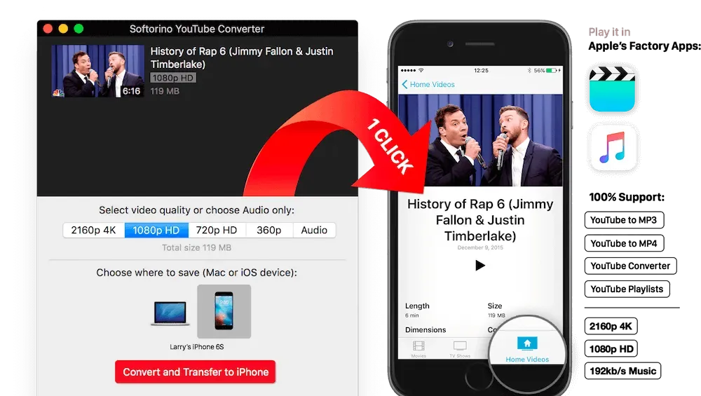Softorino YouTube Converter Pro v5.1.20 full Crack for Mac Download — Screenshots 1