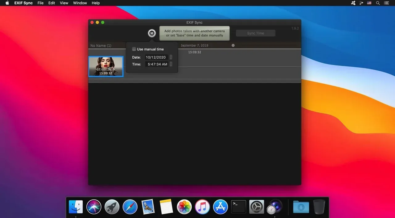 EXIF Sync 1.9.8 Cracked for Mac Download — Screenshots 2
