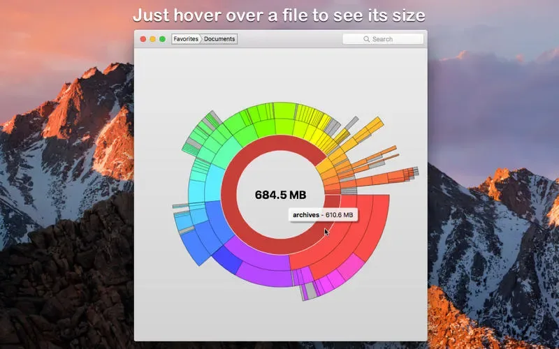 Disk Graph V3.2.0 full Crack for Mac Download — Screenshots 1